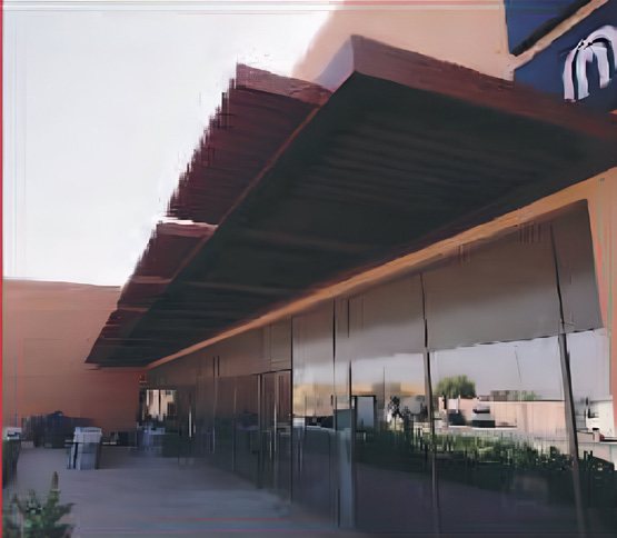 Aluminium pergola, My City Centre Al Dhait, Ras Al Khaimah